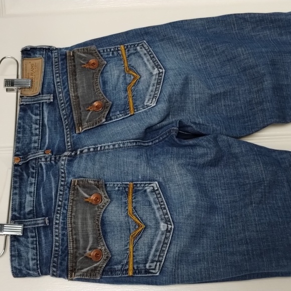 Guess women's size 31 bootcut jeans 34" inseam y2k - Picture 5 of 13